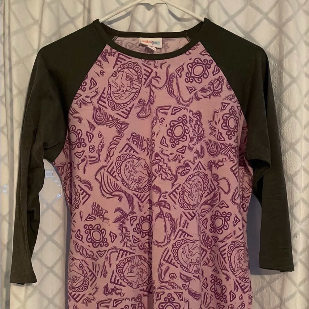 Purple and Gray Ariel Shirt